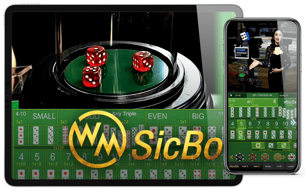 ซิกโบ SicBo ไฮโลถ่ายทอดสด WM Casino คาสิโน